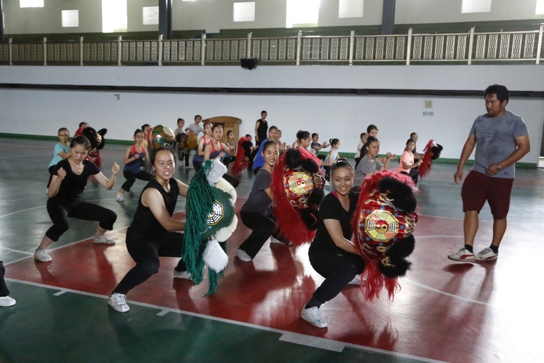 教學舞獅技藝初學者開始